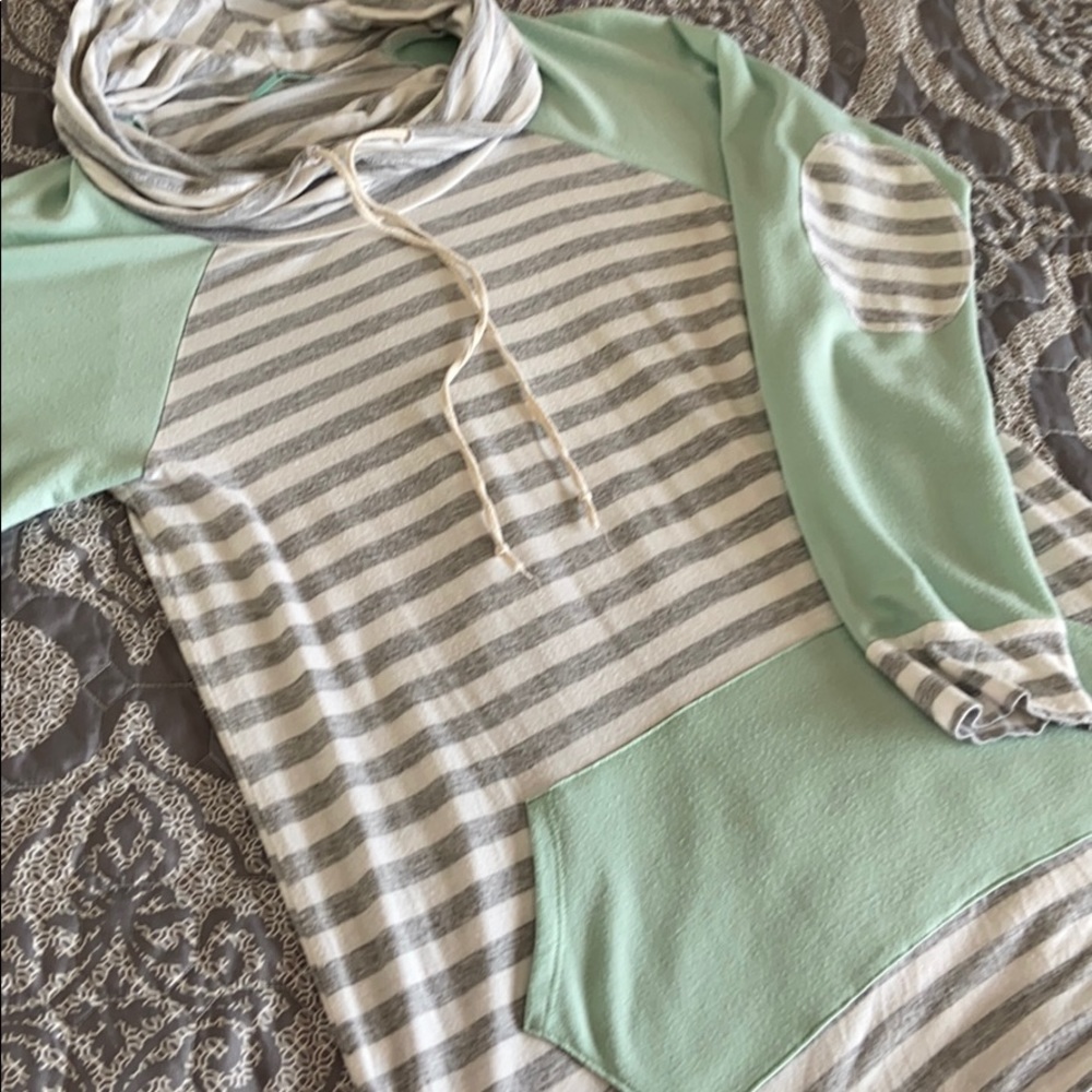 Boutique Cowl Neck Top